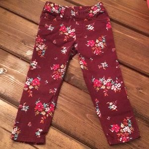 Toddler Floral Pants
